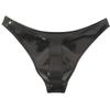 Sexy Men Double Sided Pu Hot Short Shiny U Convex Briefs Sexy Lingerie G-String Pvc Faux Latex Low Waist Bikini Gay Wear