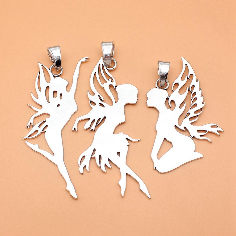 1 Set Angel Charms Wings Mix Pendants For Boho Style Jewelry Making Bulk
