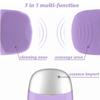 USB Rechargeable Silicone Facial Cleansing Brush Vibrating Facial Massager  Girls Gifts