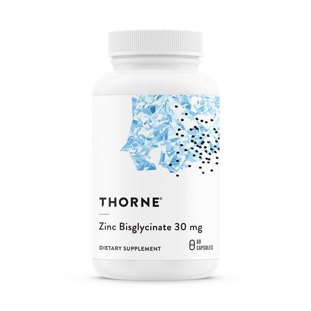 Thorne Research Zinc Bisglycinate 30mg Capsules 1 pcs 60 Tablets