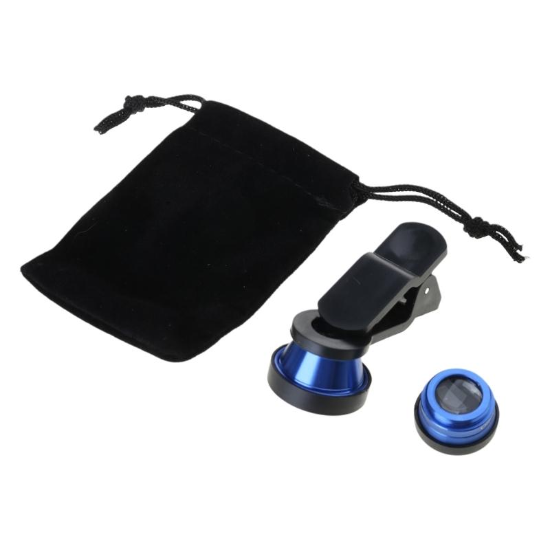 3 In 1 Wide Angle Macro Fish Eye Lens Mobile Phone Camera Lens Universal Camera Lens for Most Phone Portable Clip Lens