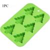 1pc/2pcs Silicone Cake Mold 6 Christmas Tree Halloween Baking Equipment Eco Friendly Reusable Non Stick Easy Clean