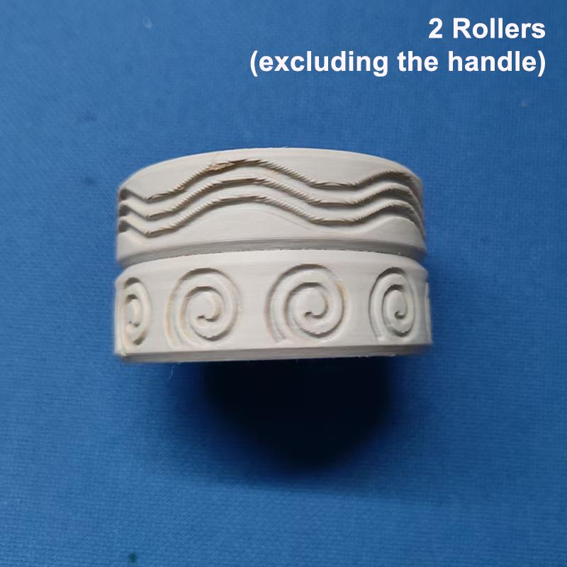 Egyptian-Inspired Relief Rolling Tool Clay Texture Wheel Clay Stamp Roller Pottery Making Tools Diy Handcrafts, Arts & Crafts