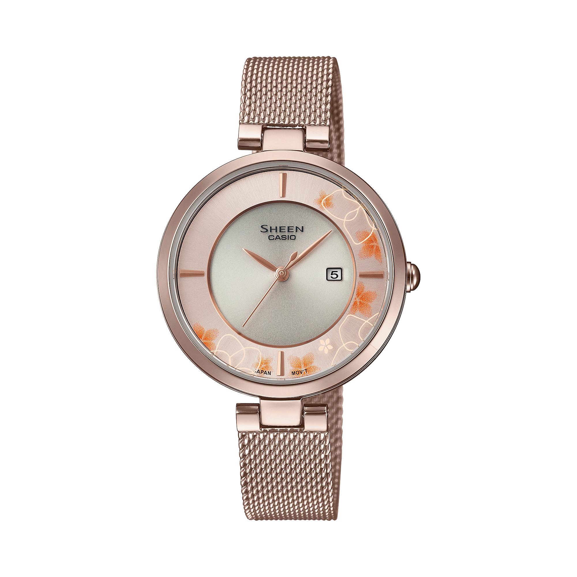 

Casio Men s Analog Quartz Watch SHS-C110CGM-4A красный
