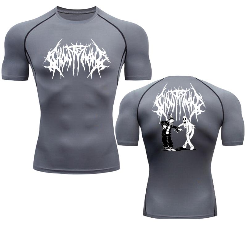 Men Bodybuilding Sport T-Shirt Quick Dry Running Shirt Long Sleeve Compression Tops Gym T Shirt Men Fitness Tight Rashgard Sweat-Resistant