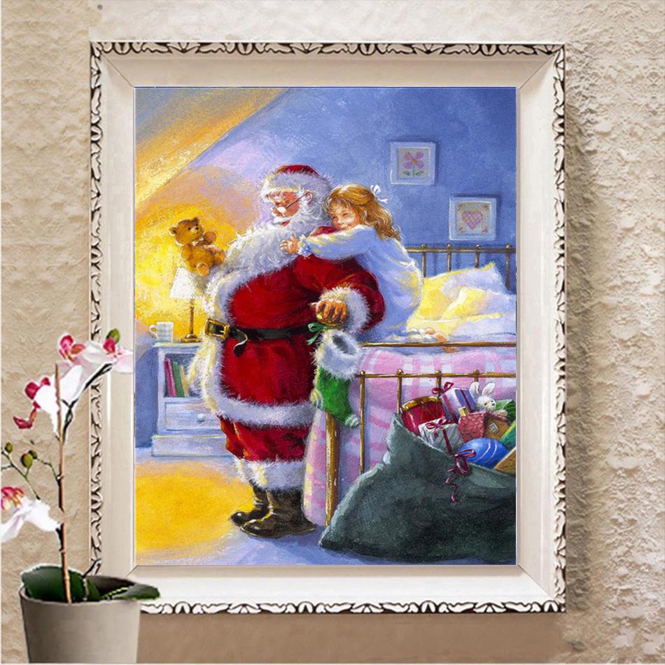 5D DIY Diamond Painting Kit Christmas Handmade Gift Full Square Diamond Embroidery Sale Animal Mosaic Home Decor