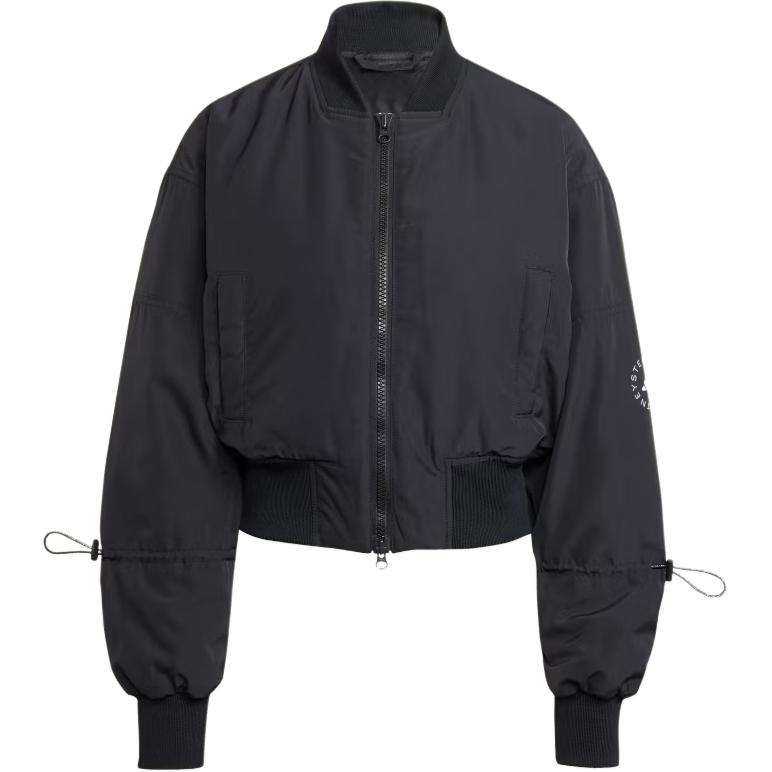 

Adidas Stella McCartney Truenature Однотонная Куртка Пилот С Коротким Рукавом Свободного Кроя Женская Куртка Черная JF6030 M