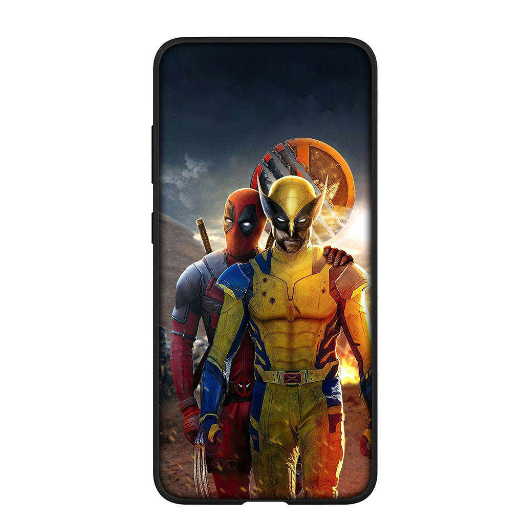 

Чехол для телефона для Samsung Galaxy S25 S24 S23 iPhone 16 15 Xiaomi Redmi Note 14 13 12 16E X 11 Pro Max OPPO Moto Huawei A4 Marvel Росомаха Дэдпул Обложка for Motorola Moto G75 5G ceil