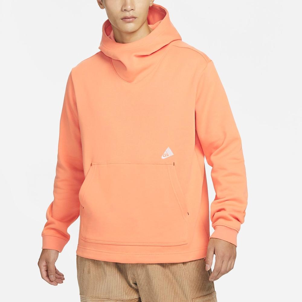 Nike Floral Letter Print Casual Hoodie Men Hoodies Orange Yellow DQ6112-871