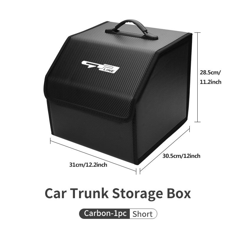 WDJU3 Car Trunk Organizer Box Tailbox Stowing Tidying Storage Boxster For KIA Rio K5 K2 Sportage Ceed Sorento Picanto Stinger Soul