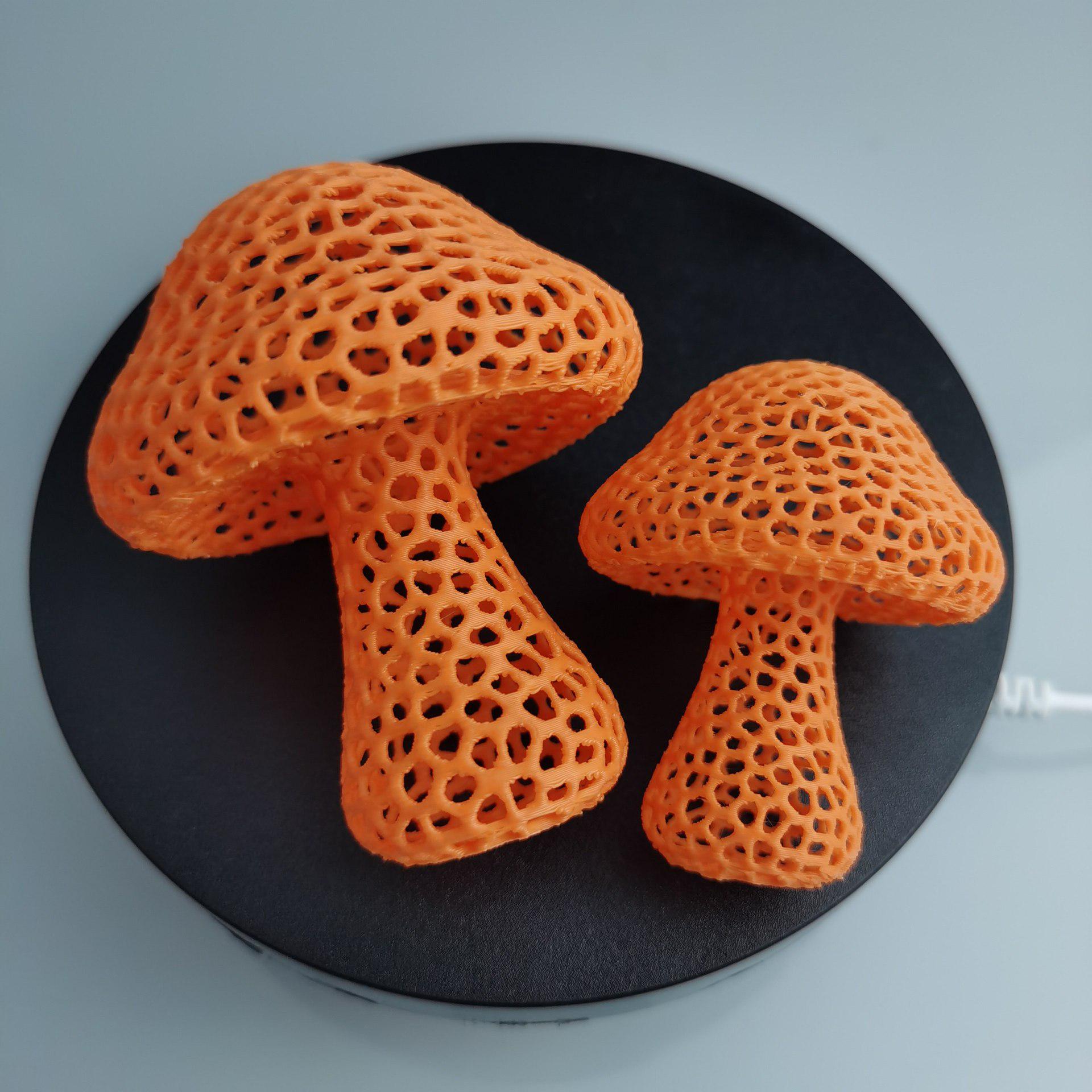 3D-печатное украшение для аквариума в виде гриба и укрытие для рыбок