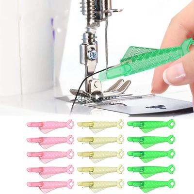 5/10/30 Piezas Mini Enhebrador de Agujas Herramienta DIY Máquina de Coser Manual para el Hogar Dispositivo Enhebrar Aguja Punto de Cruz Plástico Accesorios de Costura