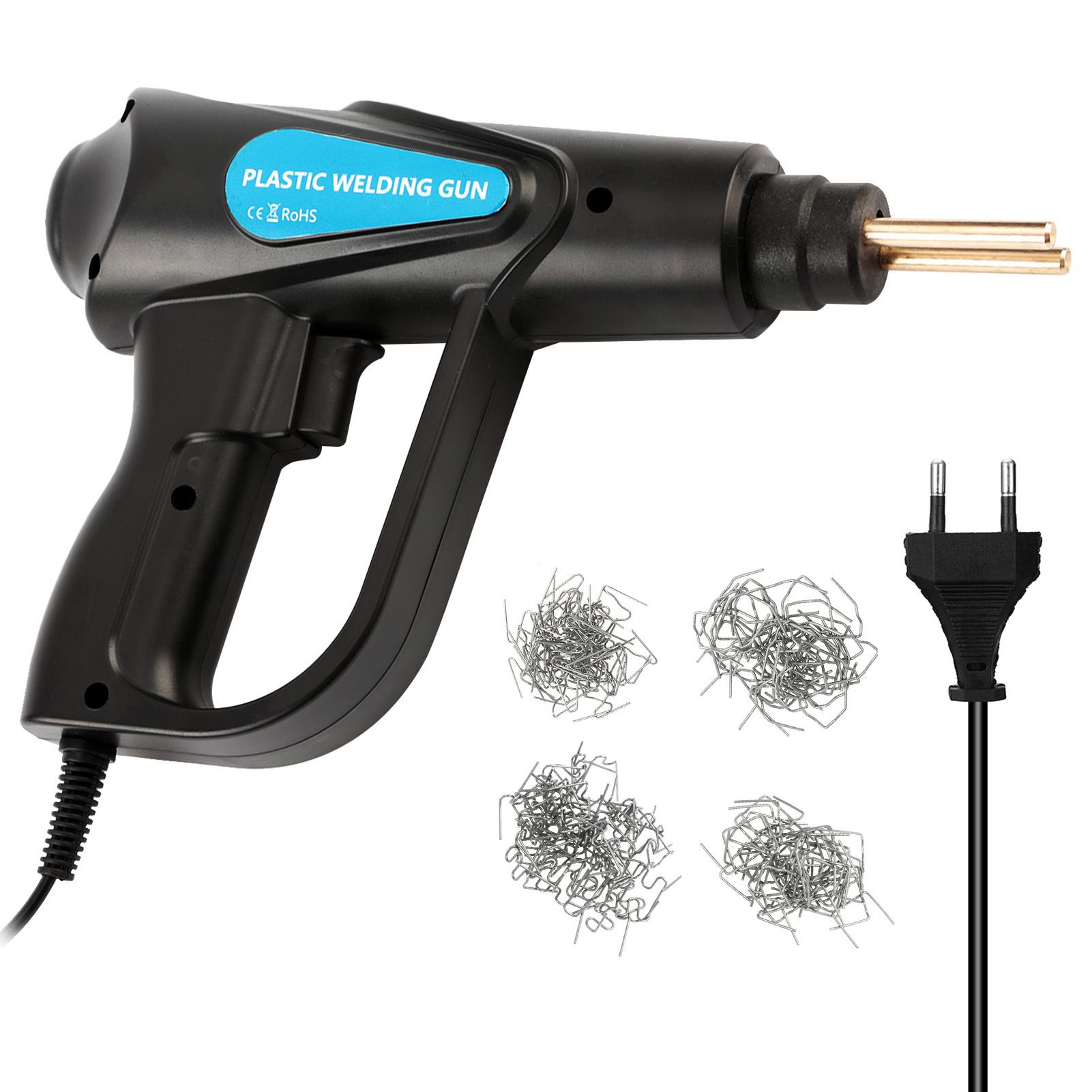 

Горячий степлер 70 Вт, пластиковый сварочный аппарат, комплект для ремонта бампера автомобиля, 4 типа плоских/внешних угловых/внутренних угловых/волнистых скоб