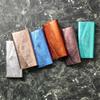 [VOICE] Align Graffiti Italian Cowhide Leather Women's Vertical Card Slot Flap Long Wallet, Gift Boxed, Blue