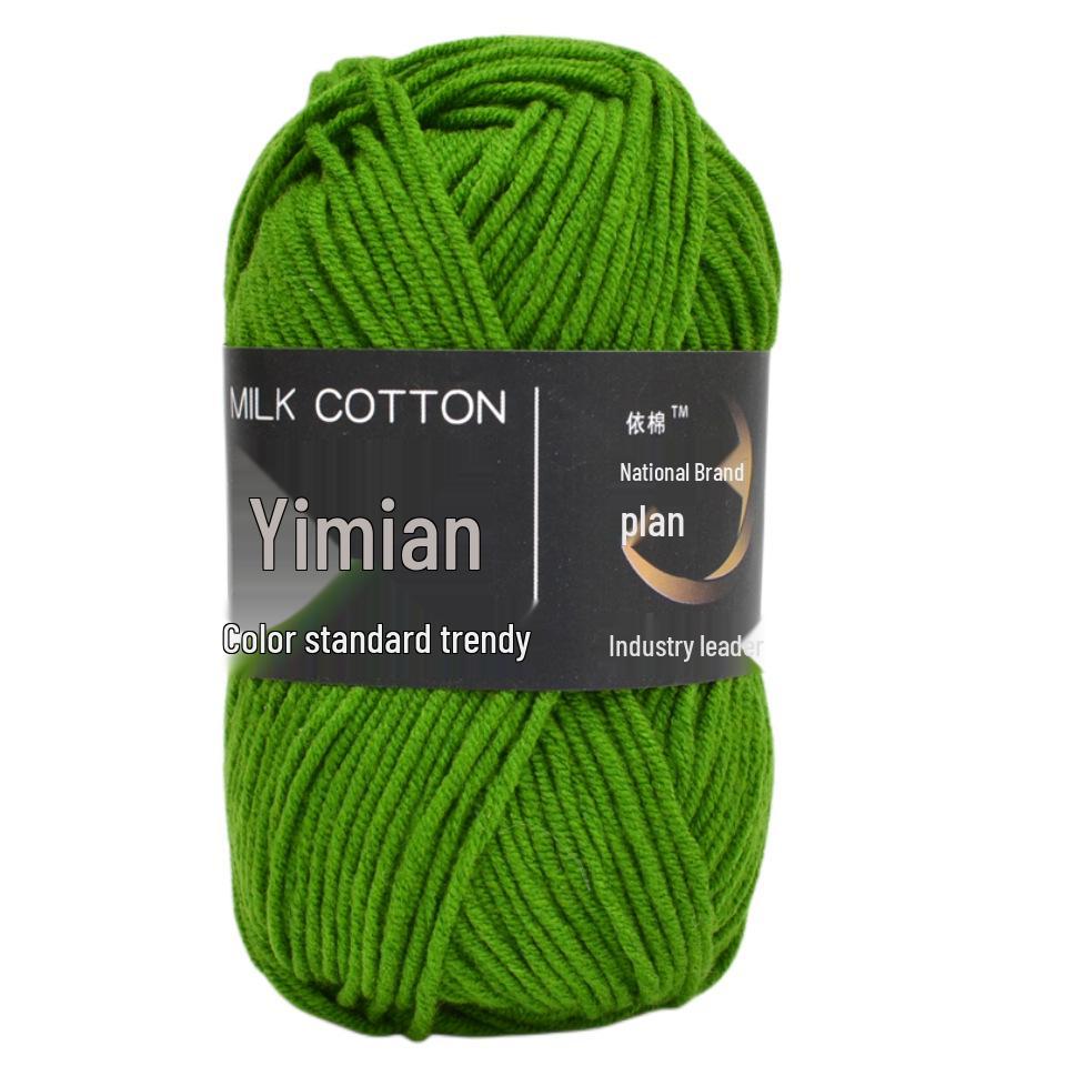 Yimian Milk Cotton Yarn for Baby Crochet: 4 Strands for Dolls, Slippers & Blankets