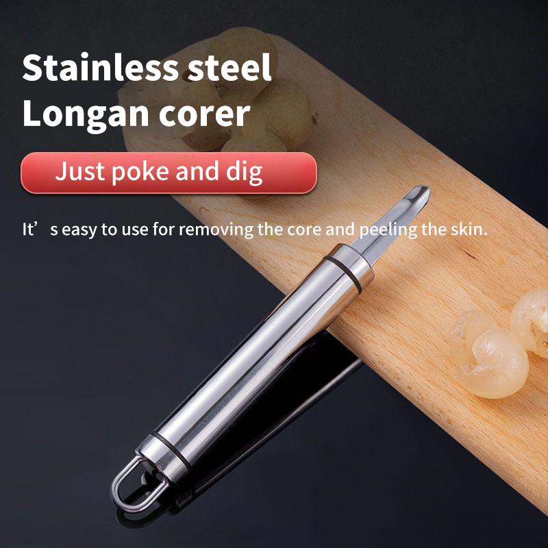 Lychee Pitting Tool Portable Fruit Pitting Tool Longan Lychee Pitting Tool Manual Peele Home Kitchen Fruit Pitting Tool