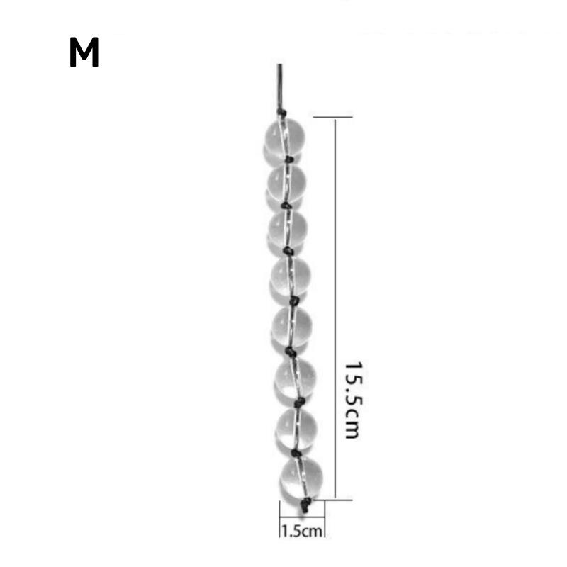 4 Sizes Rear Court Pull Glass Beads Anal Balls Butt Plug Sex Toys For Women Transparent Harem Male And Female Masturbation