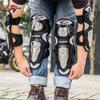 4Pcs PRO-BIKER P19 Stainless Steel Knee Elbow Guards Men Off Road Leg