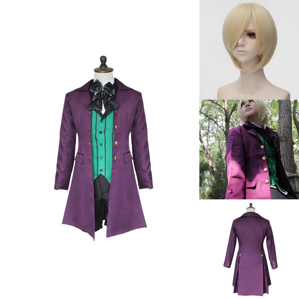 Stunning Black Butler Alois Trancy Cosplay Costume Set With Exquisite Workmanship