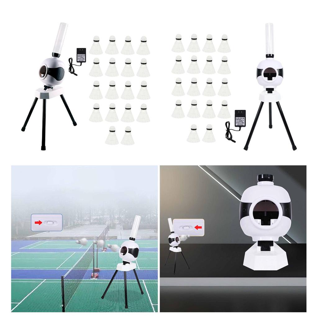 1 Automatic Badminton Serving Machine Robot Portable PVC Practice Device Suitable for