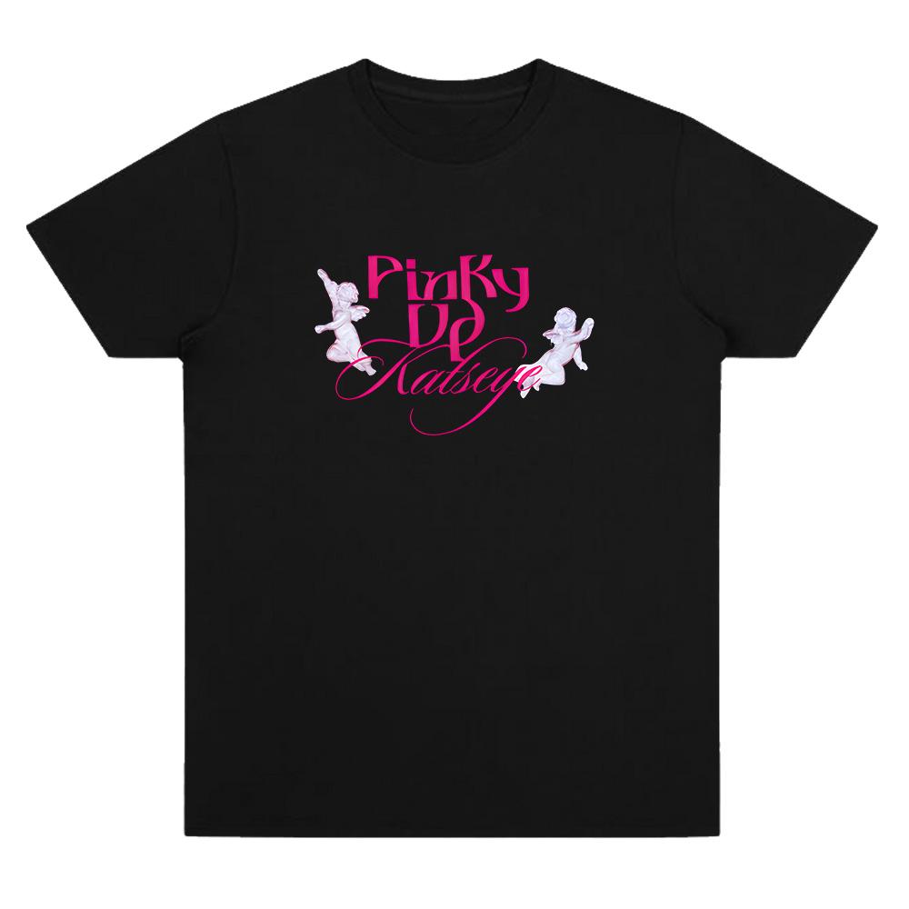 PINKY UP Katseye Kpop T-Shirts Herren Damen Baumwolle Lustiges T-Shirt Rundhals Kurzarm Anime T-Shirts Geschenk für Fan Kleidung Lässiges Oberteil Grafik-T-Shirt