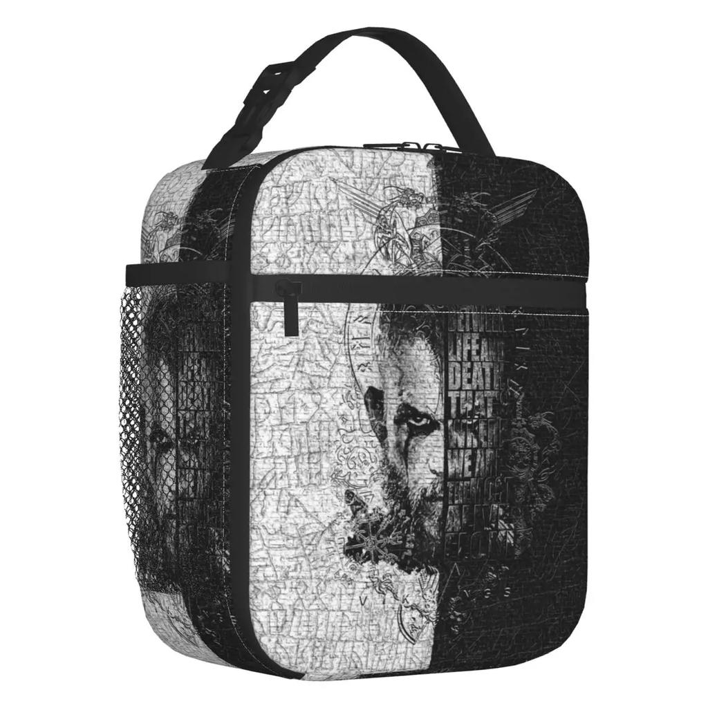 Odin's Eye Insulated Lunch Bag for Work School Raven Norse God Portable Cooler Thermal Lunch Box Women Kids