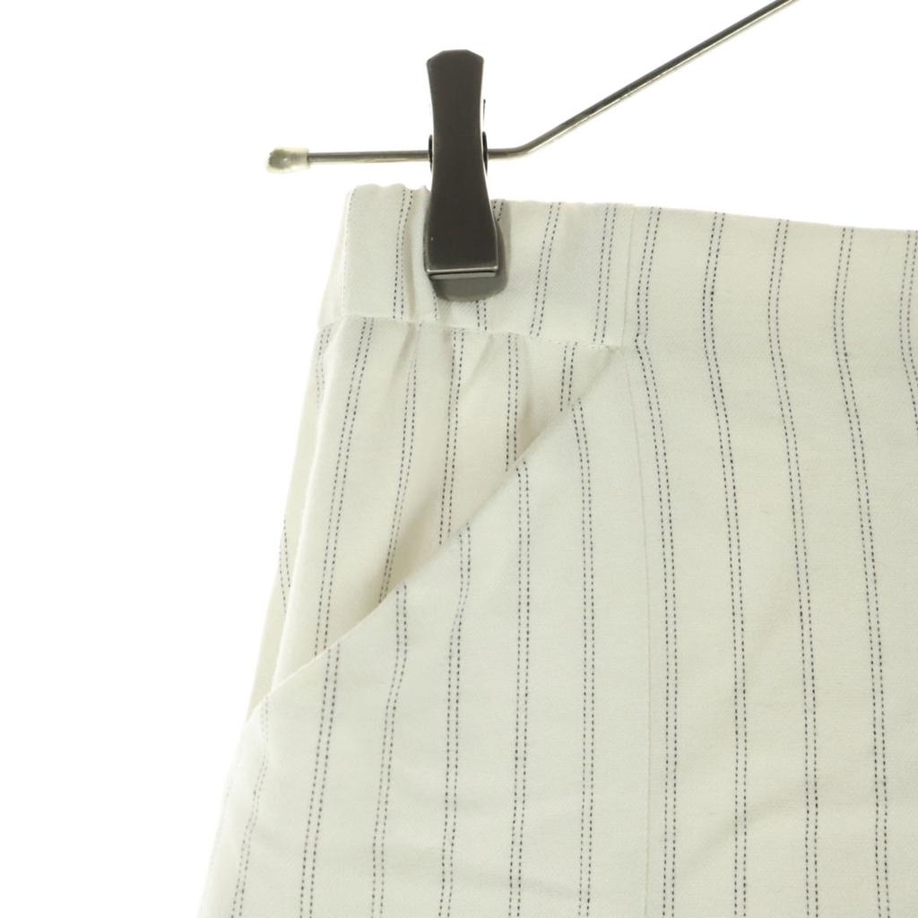 Beauty Products Mila Owen Striped Pattern Shorts White System Women Used