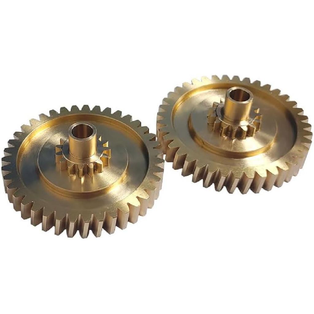 Převodový ozubený pár pro stahovací střechu, Pár mosazných ozubených kol Pasuje na Porsche Boxster 1997-2012 98756118000, 987561179
