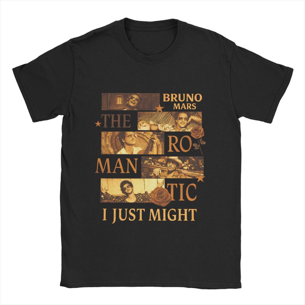 Bruno Mars Vintage 90S Unisex Women T Shirts Leisure Tees Short Sleeve Crewneck TShirt 100 Cotton Gift Tops