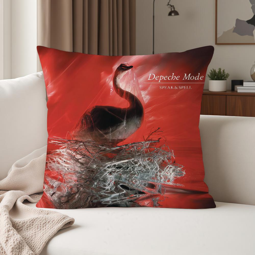 

DDepeche Singer MMode Pillow Case Suitable For Bedrooms Living Rooms Cars Home Decoration 30cmx30cm