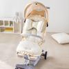 Infant Strollers Seat Liner Pad Provide Better Support for Various Models Travel Friendly Design Pram Cart Cushion