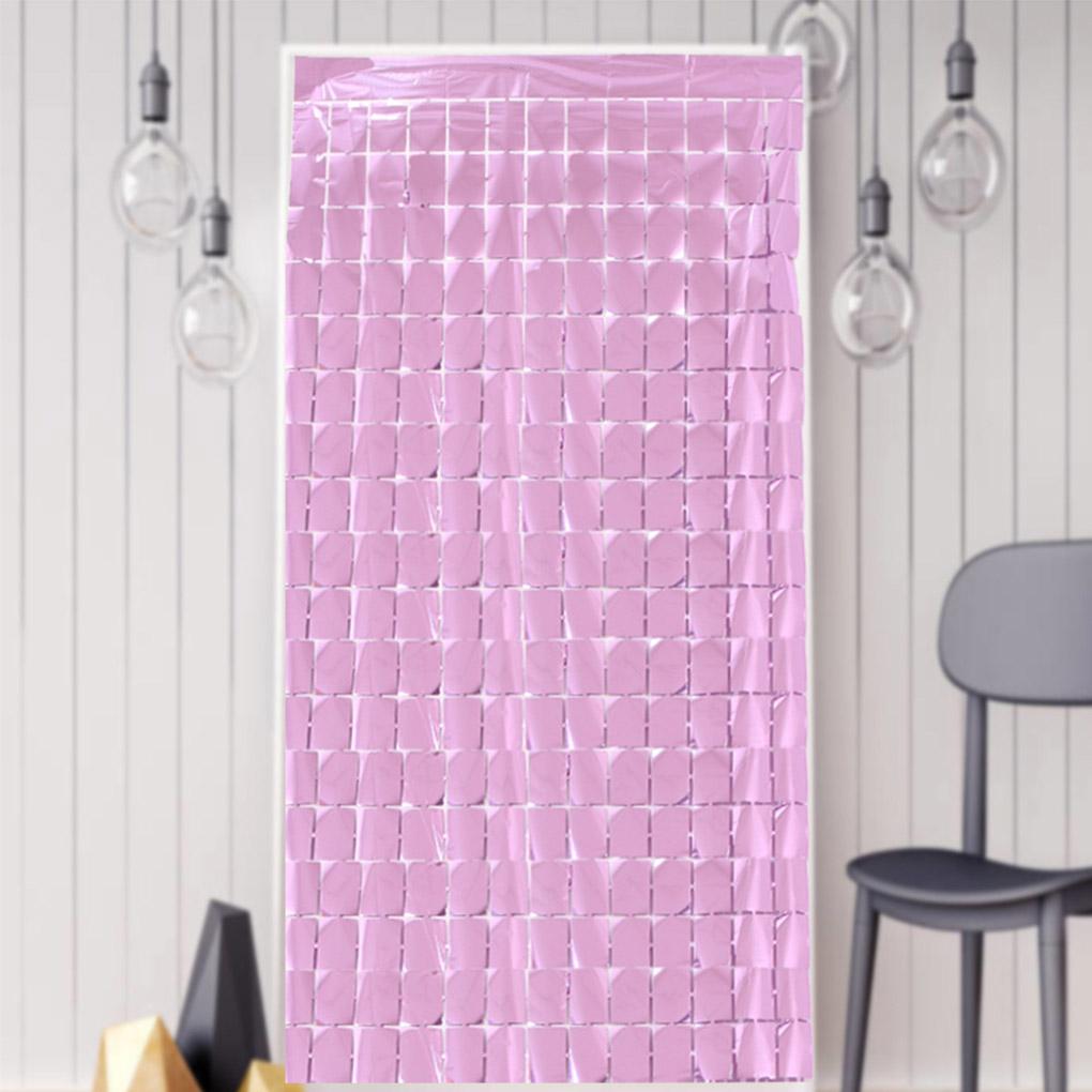 1x2m Square Sequin Backdrop Sparkly Background Drop Curtain for Wedding Party