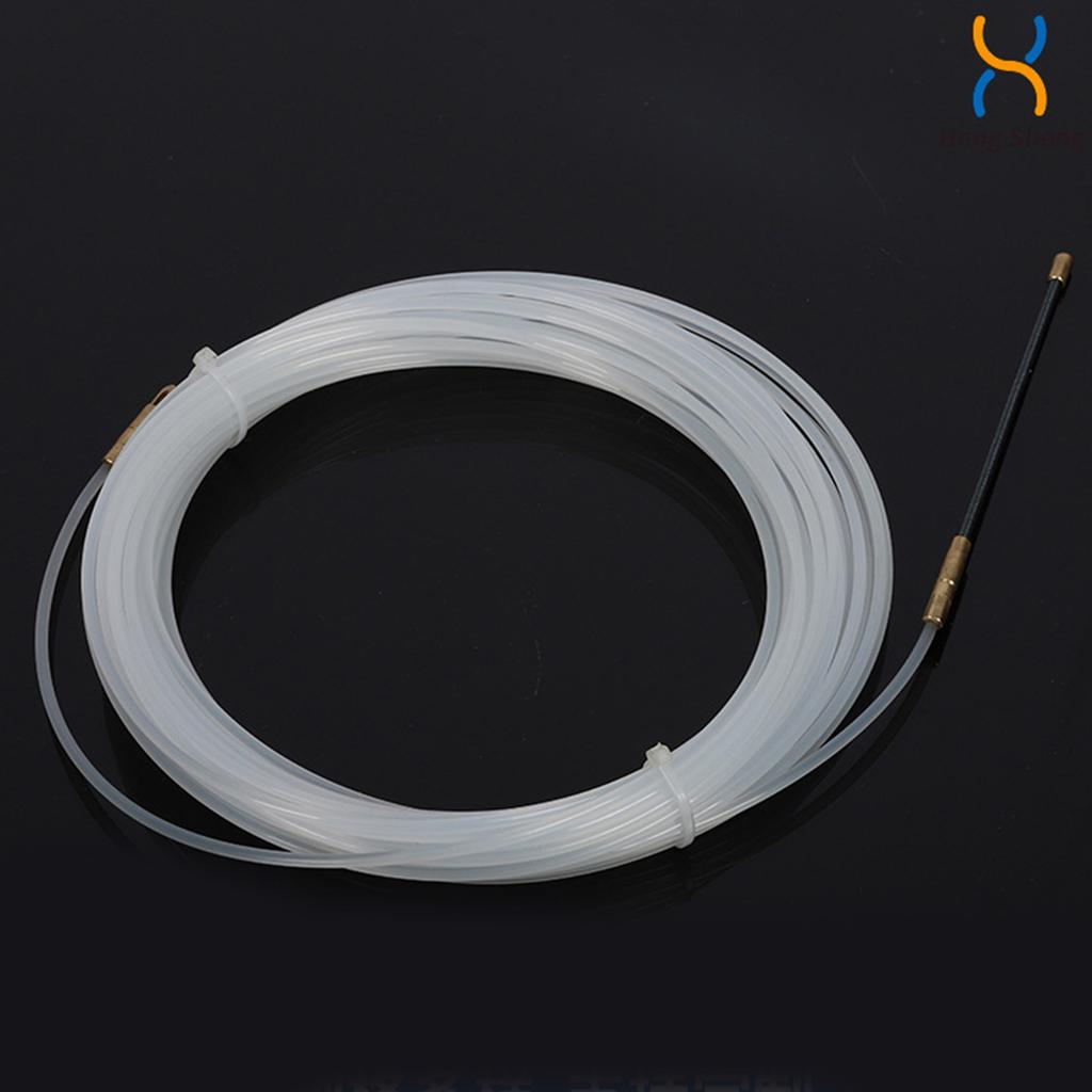 Electricians Cable Pulling Tool 10 Meter Nylon Retractable Spring 3mm Thick Cable Installation Helper for In Wall Wiring