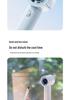 Compact High-Speed Handheld Electric Fan with Digital Display & Long Battery Life - Customizable Gift with Strong Wind Power for Outdoor Use