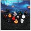 10Pcs/set Mini Resin Halloween Ducks and Ghost Miniatures Figurines Bulk for Garden Fairy Micro Landscape Home DIY Decoration