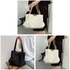 Canvas Tote Bag Women Large Capacity Casual Everyday Shoulder Bag For Daily Use