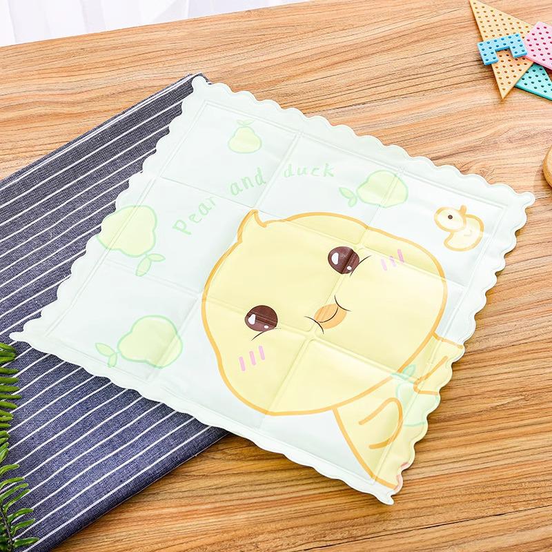 Cartoon Print Breathable Ice Pad: Summer-Winter Universal Seat Cushion