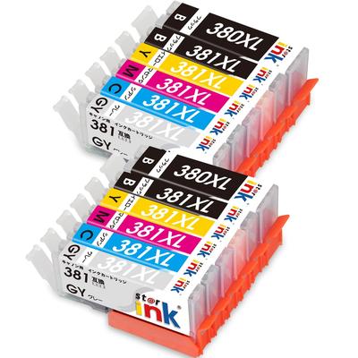 Canon-kompatible Tinte 2 2 2 2 Kompatibel mit Canon-Tinte Kompatibel mit und TS8430 Einzeln mit Restmenge Hergestellt von BCI-381 BCI-380XL Patronen,