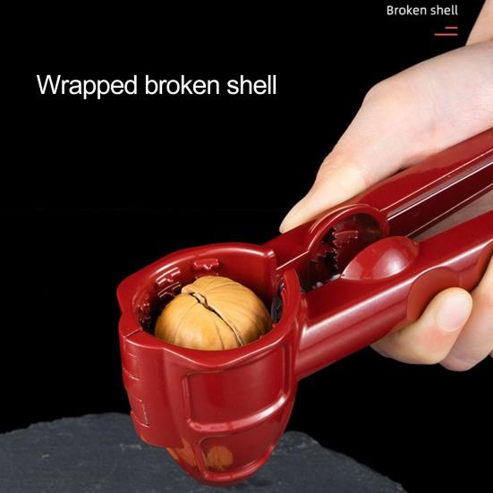 Louskáček na ořechy ve tvaru poháru s protiskluzovou rukojetí, leštěný povrch, šetřící práci, nerezová ocel, dobrý úchop, nástroj na louskání ořechů, kuchyňská pomůcka