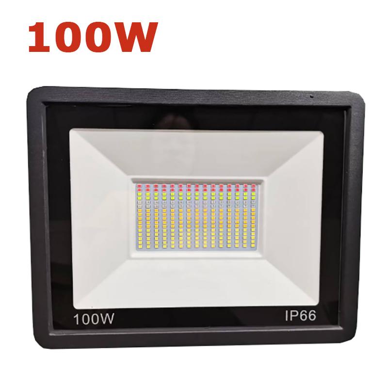 Smart Floodlights LED Reflector Outdoor Lighting 220V 30/50/100W RGB Dimmable Warm Cold White Light for Alexa Google Home Hot