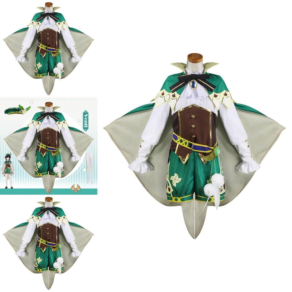 Luxurious Genshin Impact Venti Cosplay Costume For Women Perfect For Halloween Parties