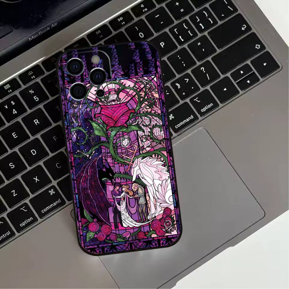 A Court-of-Mist-and Fury  Phone Case For iPhone 17,16,15,14,13,12,11 Plus,Pro Max,XS,Soft Silicone Black Cover