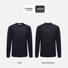 Goldlion GY Men's Merino Wool Blend Round Neck Knit Sweater
