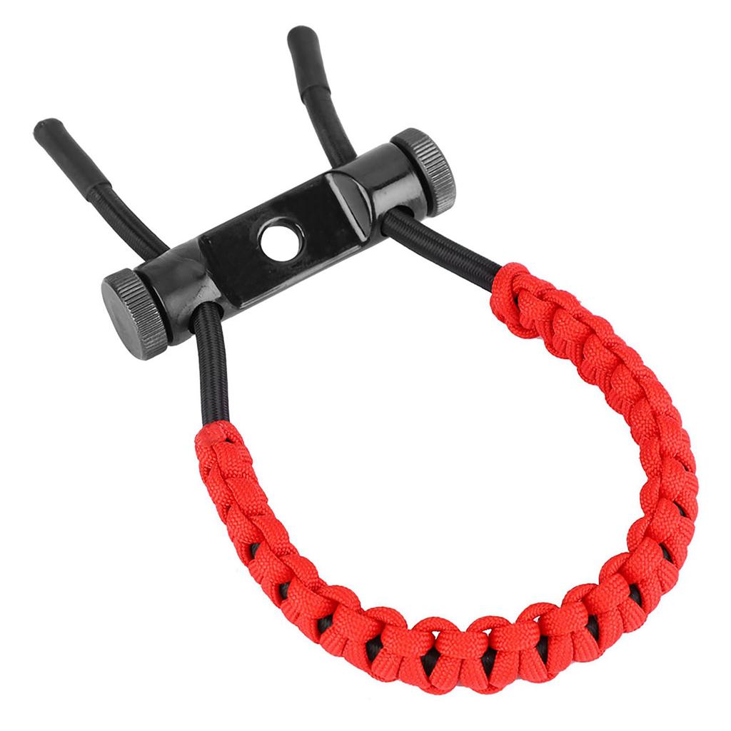 Archery Equipment Compound Wrist Rope Polyester Strap Cord (Black)