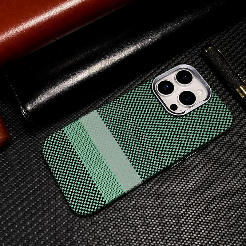 Starry Sky Suitable for IPhone16promax Kevlar Carbon Fiber Magnetic Apple 15 Skin Feeling Protective Cover 14