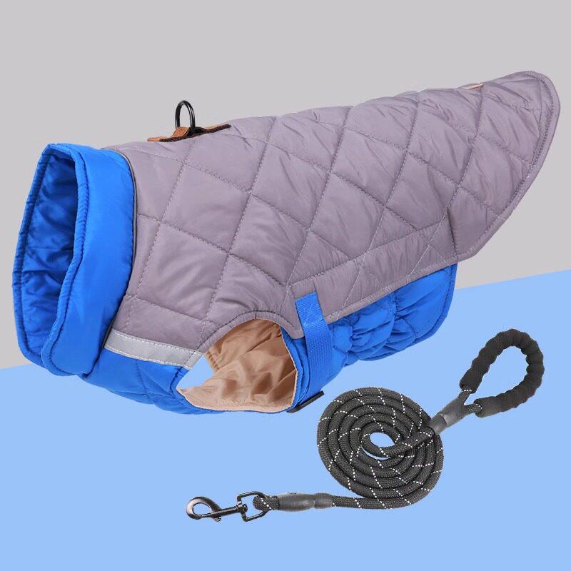 Warme Baumwoll-Hundekleidung für mittlere und große Rassen: Herbst/Winter-Stil für Corgis, Border Collies, Dobermänner und Golden Retriever