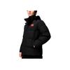 Anta Champion Sportswear Series Solid Color Waterproof Down Jacket with Detachable Hood Men Outerwear Black 152250906-2