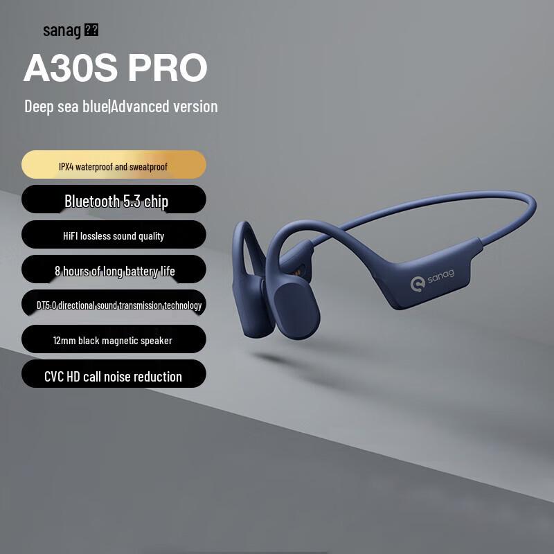 Saina A30 Bone Conduction Wireless Sports Headphones