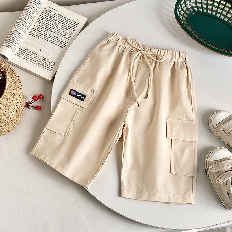 Korean Style Kids' Summer-Autumn Casual Workwear Pants