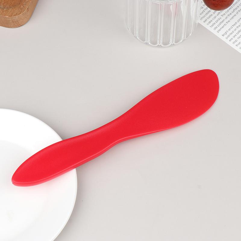 1Pc Cookie Pastry Scraper Durable Pp Plastic Multi Purpose Red Cake Dessert Butter Spatula Diy Kitchen Baking Tools